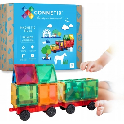 Connetix Rainbow Motion Pack 24 ks – Zboží Živě