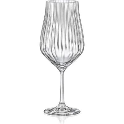 Crystalex Sklenice na bílé i červené víno Tulipa Optic 6 x 450 ml