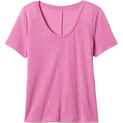 GAP V-ss linen scoop xs