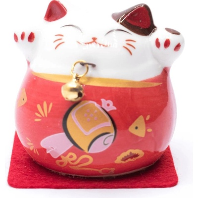 Milujeme Kameny Maneki neko - mávající kočička - Aoi - feng shui