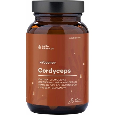 Aura Herbals Mycodrop Cordyceps 30:1 – 60 kapsúl
