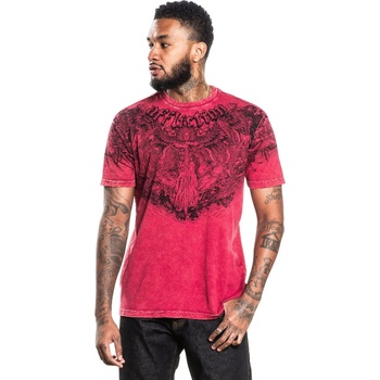 AFFLICTION мъжка тениска affliction - uprising - affliction red - a28296-afrd