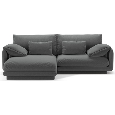 Micadoni Тъмносив ъглов диван (ляв ъгъл) Torino - Micadoni Home (MIC_LC_S_211_F1_TORINO6)