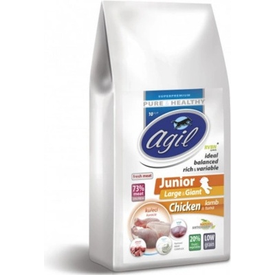 Agil Junior Large & Giant Pure & Health Chicken & Lamb & tuna 10 kg