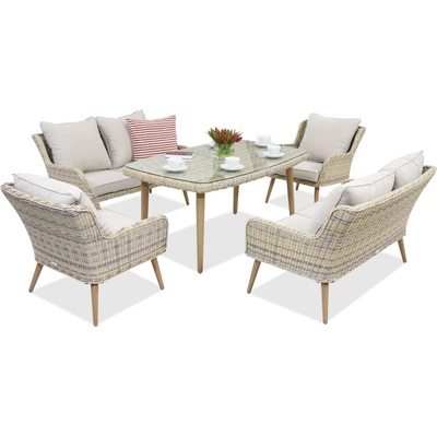 Garden Point Градински мебели Bilbao Apetito 6 Garden Point sand (GAP0560-6)