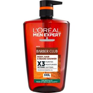 L'Oréal men expert мъжки душ гел, 1000мл, XXXL size, Barber Club