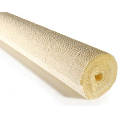 Italský krepový papír Cartotecnica Rossi 180g (50 x 250cm) - vanilková 17A1 – Zboží Dáma