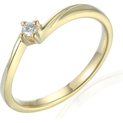 Gems prsten Caris žluté zlato s briliantem 585 38 1 0379.0Z00.0.51.HSI.000