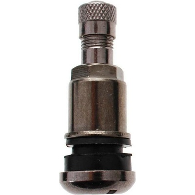 Ferdus Bezdušový ventil TR525 MS, černý nikl, otvor v disku 11,5 mm, délka ventilu 42 mm - 1 kus