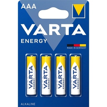 VARTA 4103229414 Energy AAA (LR03) алкални микробатерии за моливи 4бр/блистер (4103229414)