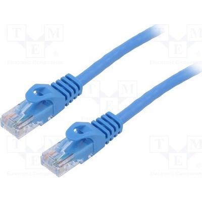 Lanberg PCU6-10CC-1500-B patch, CAT.6, UTP, 15m, modrý