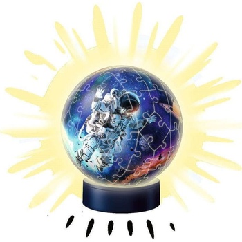 Ravensburger 3D puzzleball Svítící Astronaut 72 ks