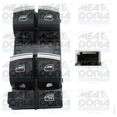 Spínač elektrického otvárania okien MEAT & DORIA 26159