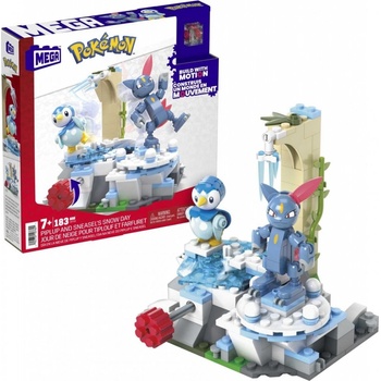 Mega Bloks Pokémon Piplup And Sneasel's Snow Day