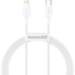 REMAX Кабел Baseus Superior, USB Type C - Lightning, Power Delivery 20W. , 1 m. , Бял (CALYS-A03)