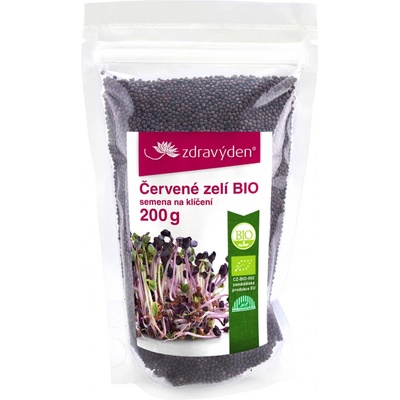ZdravýDen BIO Červené zelí semena na klíčení 200 g