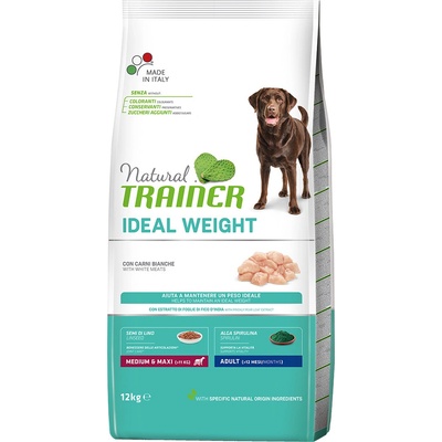 Natural Trainer Light in Fat Medium & Maxi Adult s krůtím masem 2 x 12 kg