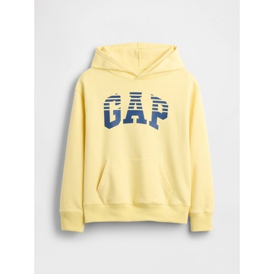 GAP dětská mikina s logem Fleece žlutá