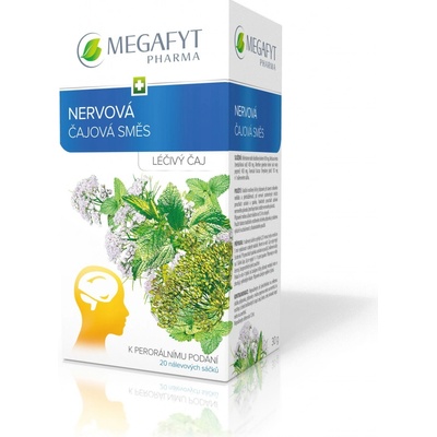 Megafyt Nervový čaj zmes 20 x 1,5 g