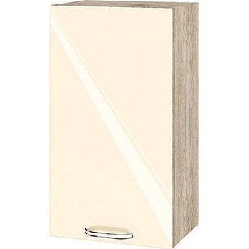 ИРИМ Горен кухненски шкаф Сити АРФ-Бежово гланц-05-2 40 см