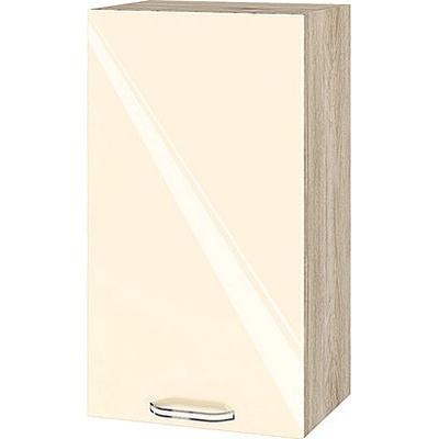 ИРИМ Горен кухненски шкаф Сити АРФ-Бежово гланц-05-2 40 см