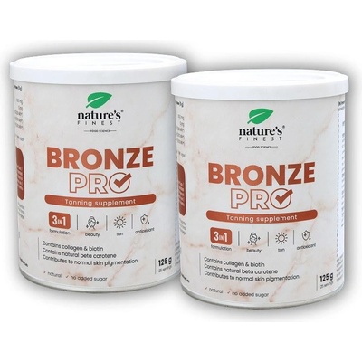 Natures Finest Bronze Pro 2 x 125 g