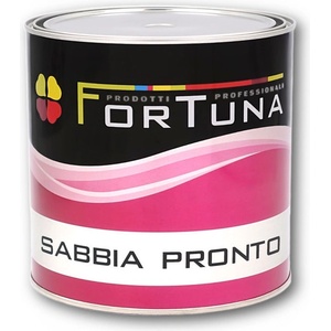 FORTUNA БОЯ ДЕКОРАТИВНА ПОКРИТИЕ fortuna sabbia pronto xl 1л БЯЛА