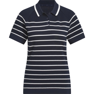 adidas Ultimate365+ Stripe Knit Polo blue
