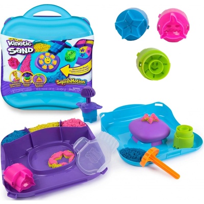 SPIN MASTER Kinetic Sand Squish Motion set kinetický písek s nástroji 6069401 – Zbozi.Blesk.cz