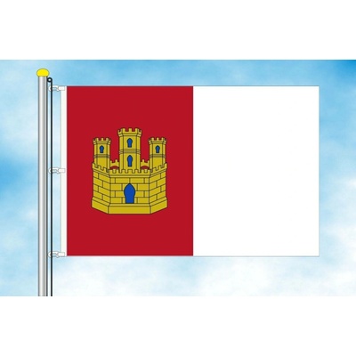LIBEA, s.r.o. Kastilie-La Mancha vlajka Rozměr: 30×45 cm, Uchycení: Karabiny na stožár