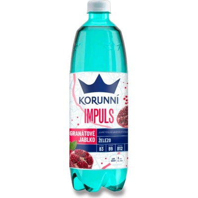 Korunní Impuls granátové jablko jemně perlivá 0,75 l