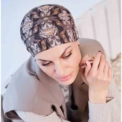 Christine Headwear Turban Christine Yoga vzor Autumn Ornaments