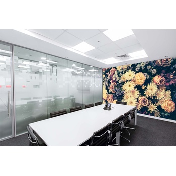 DIMEX ART s. r. o Самозалепваща се флизелинова фототапета флорален винтидж стил 375 x 250 см