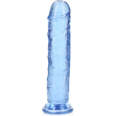 Shots Toys Джели дилдо Real Rock Crystal Clear 7" синьо