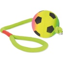 Trixie Neonová míč na šnôre 6cm/30cm mechová guma
