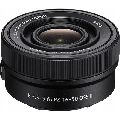 SONY E PZ 16–50 mm F3.5–5.6 OSS II SELP16502