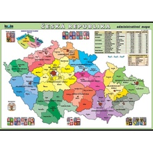 nakladatelství Kupka Česká republika - administrativní mapa A3 (42x30 cm), bez lišt