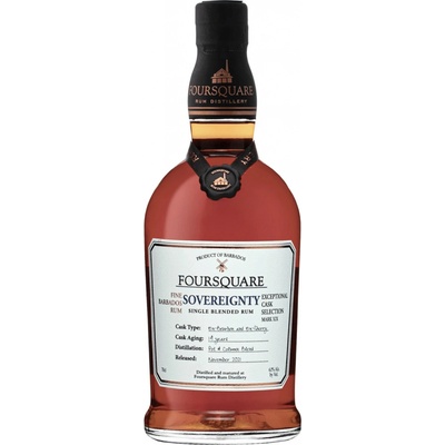 Foursquare Sovereignty 62% 0,7 l (holá láhev)