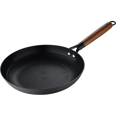 MASTERPRO Panvica železná ODIN 28 cm čierna