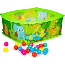 Iplay 8602B zelený bazén + 50 loptičiek