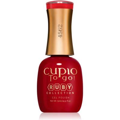 Cupio To Go! Ruby гел лак за нокти с използване на UV/LED лампа цвят Hot Red 15ml