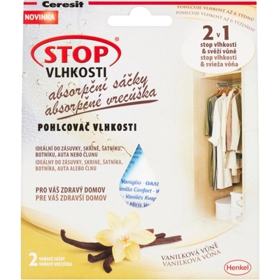 Ceresit Stop Vlhkosti Absorpčné vrecúška vanilková vôňa 2 x 50 g