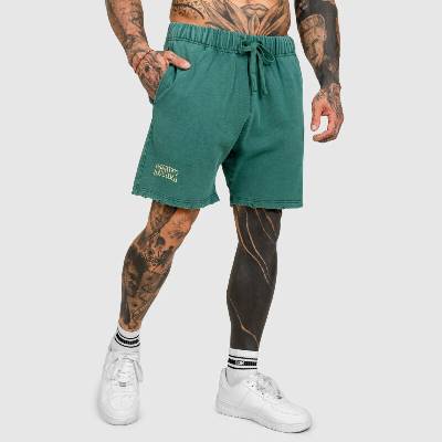 Iron Aesthetics Pánske kraťasy ASTHX washed green