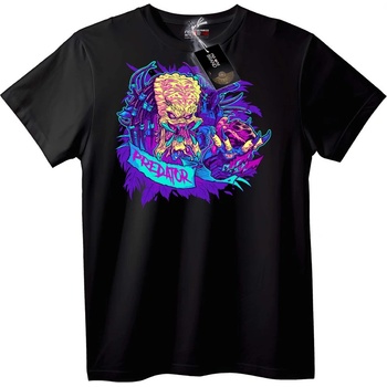 NOONEBRAND Тениска Неон Хищник - 2XL, Black