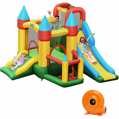Costway Skákací hrad so šmykľavkou 6v1 Extreme