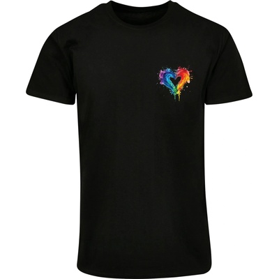 Mister Tee Тениска Pride Splash Vibe T-shirt black XXLUB-MP0008597-00007 - Тъмносив, размер 4XL