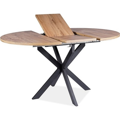 SIGNAL SIG GASTON 100135 x 100 x 76 dub artisan/černý – Zboží Dáma