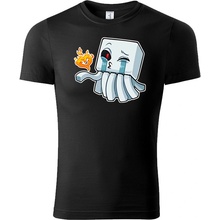 MineCraft tričko Ghast černé
