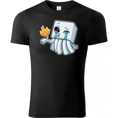 Minecraft Tričko Ghast černá