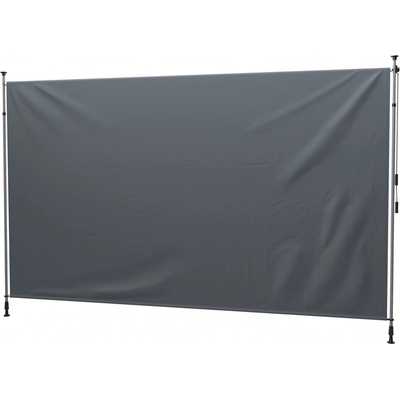 OUTSUNNY Vertikální markýza přenosná 400 x 311 cm šedá
